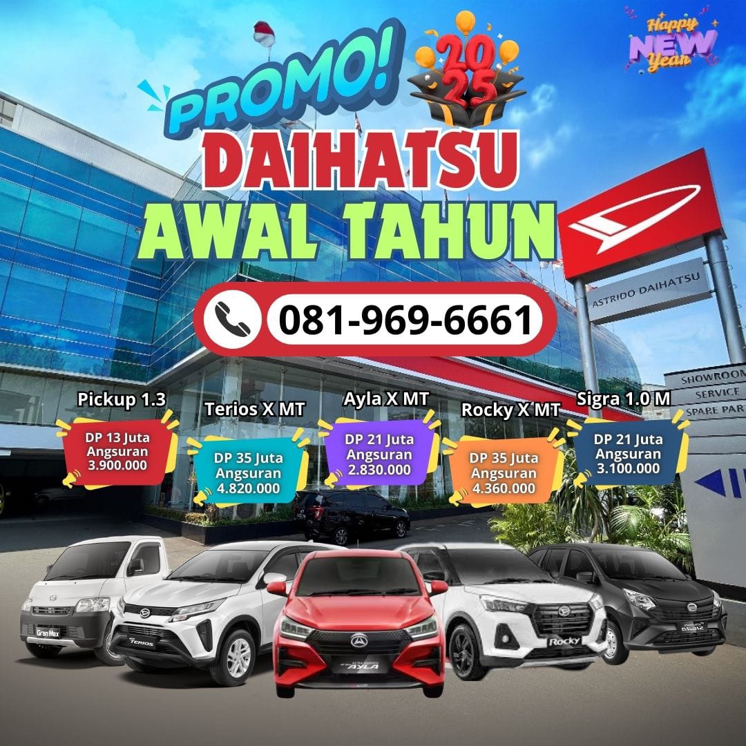 Promo Awal Tahun Daihatsu 2025